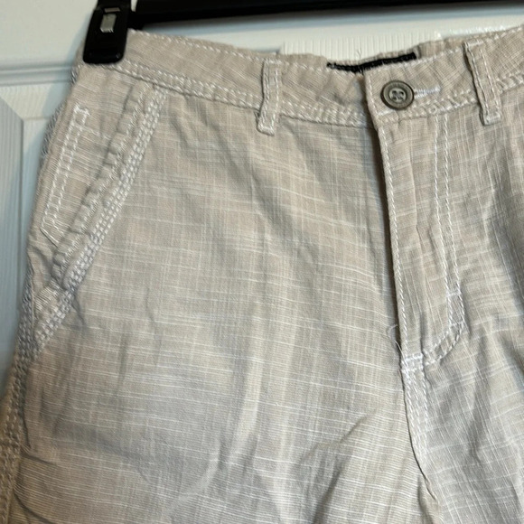 Buckle Light Gray Men Shorts - Picture 2 of 9